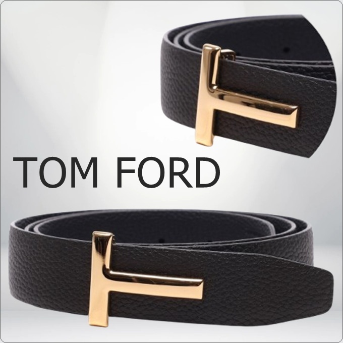 ♦TOM FORD♦Tバックルロゴ リバーシブル ベルト☆