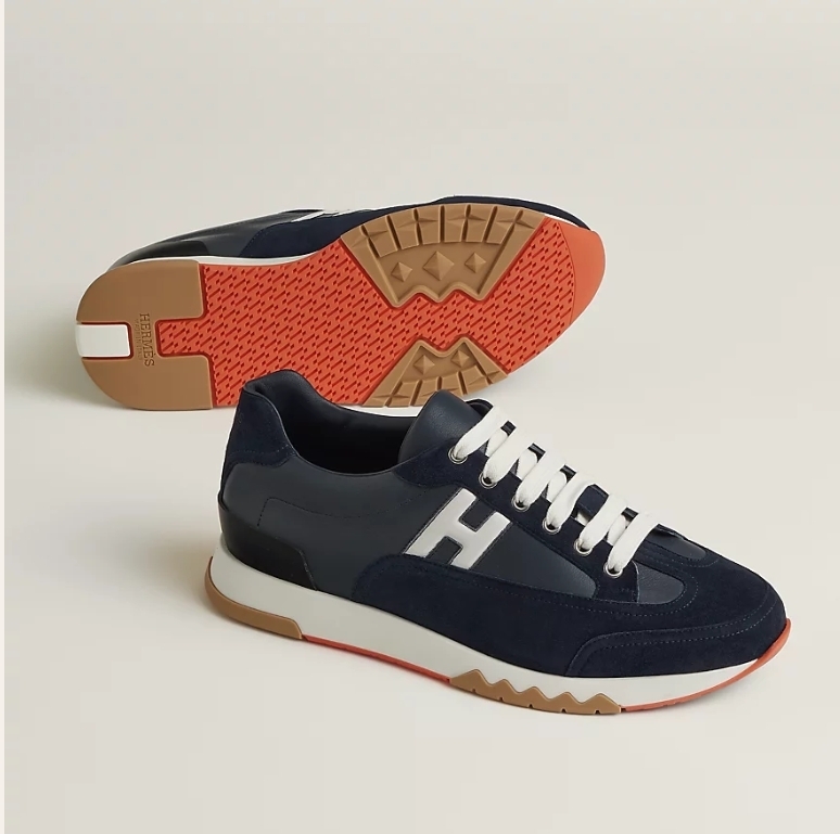 【HERMES】大人カジュアル☆レザースニーカー \"Trail\" 海外直送