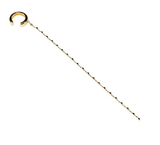 [BLACKMUSE] 925silver☆Long chain drop ear cuff