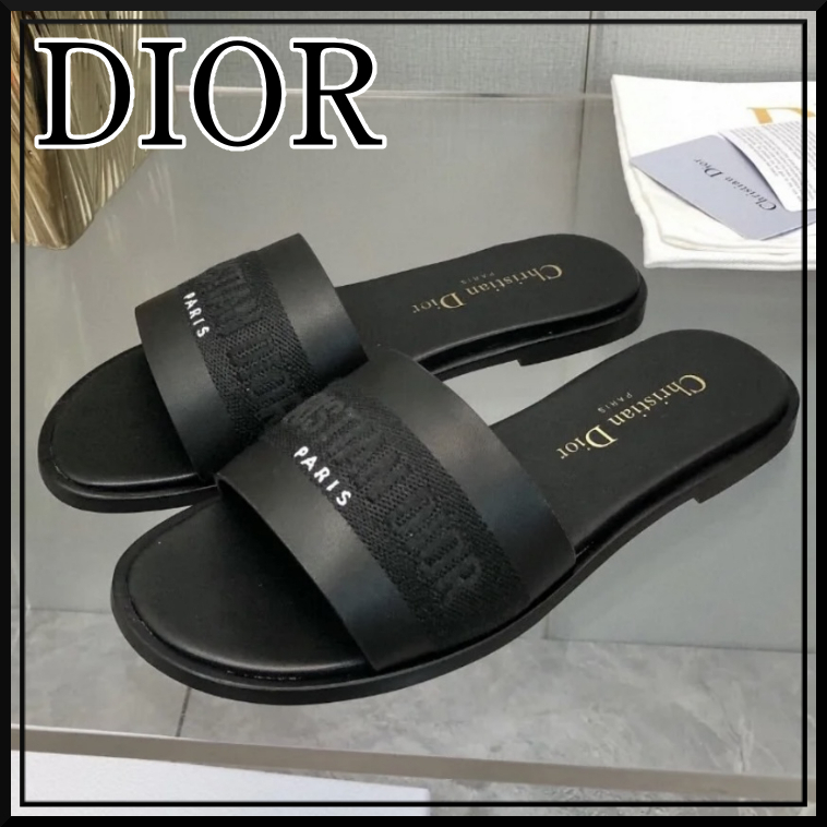 【クッション性◎の履き心地♪】Dior Dway ミュール
