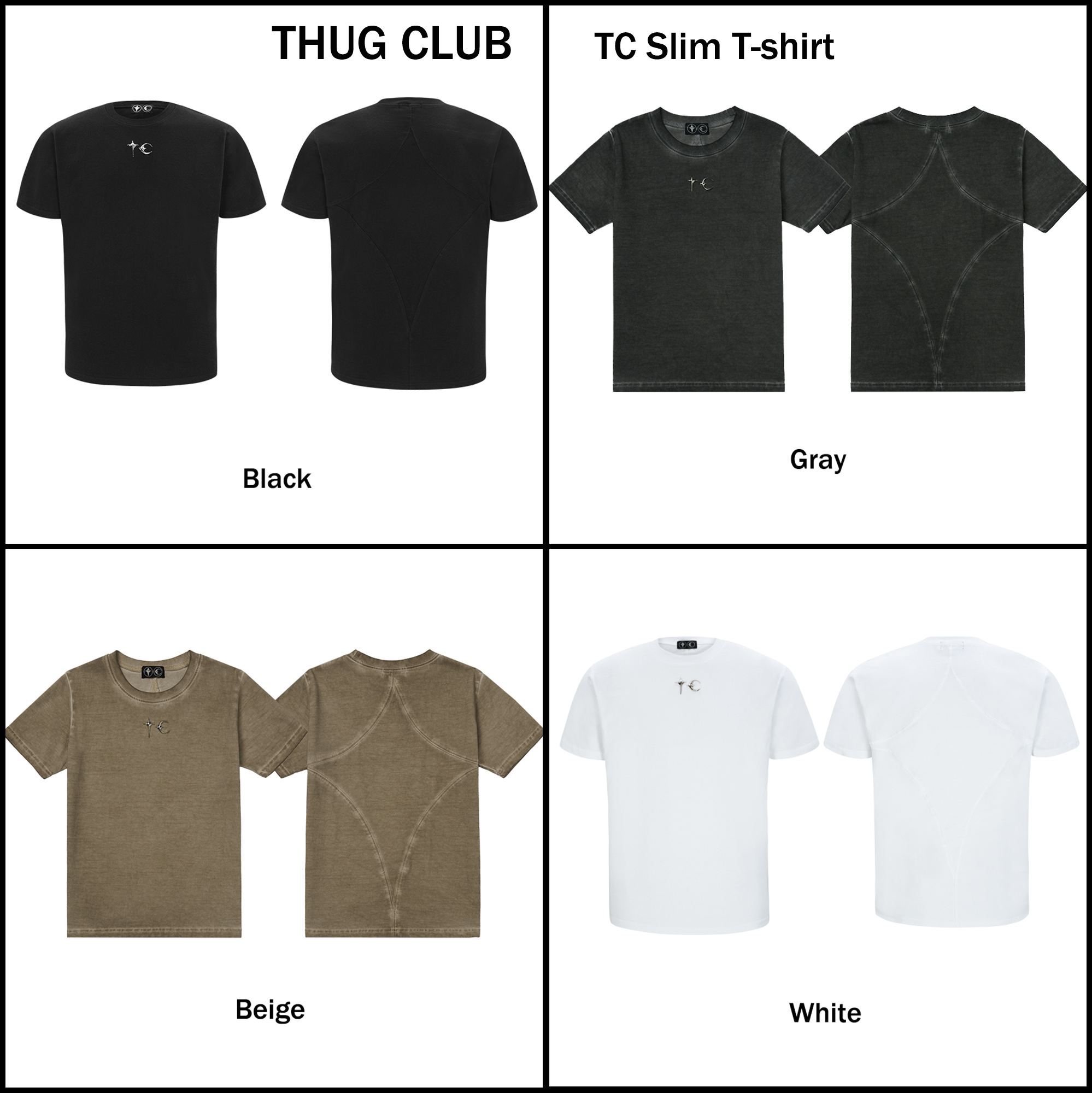 THUG CLUB ★ TC Slim T-Shirt ★ 7色 ★ 送料・関税込