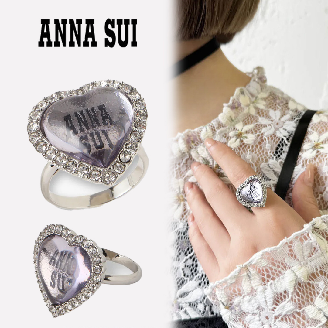すぐ届く☆国内発送 ANNASUI(アナスイ)ハートモチーフ リング