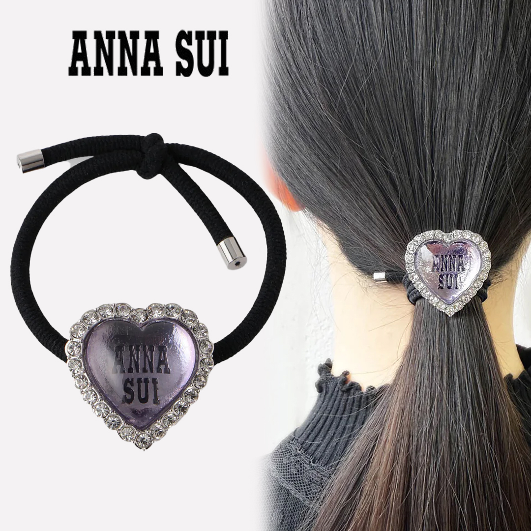 すぐ届く☆国内発送 ANNASUI(アナスイ)ハートモチーフ ヘアゴム