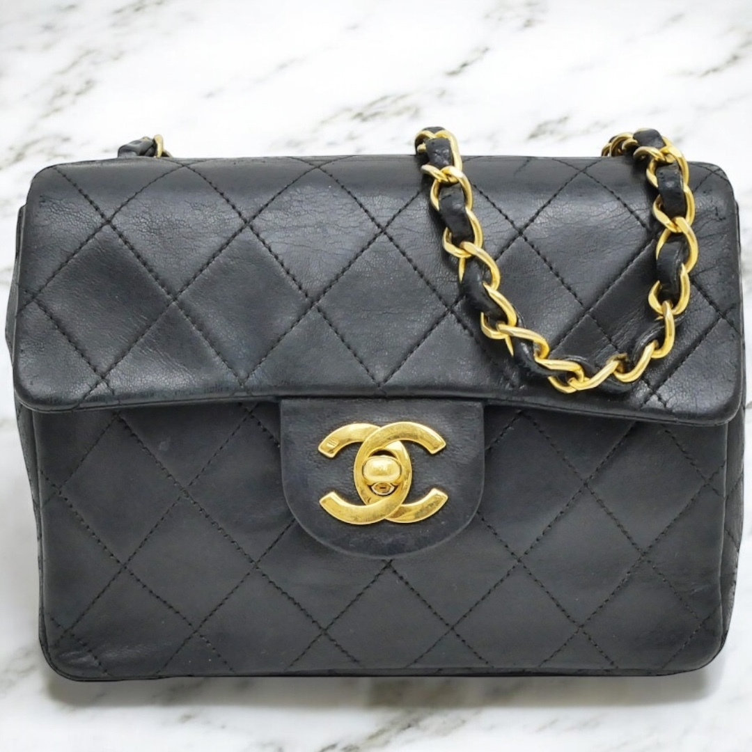 【VINTAGE】CHANEL ミニマトラッセ チェーンバッグ