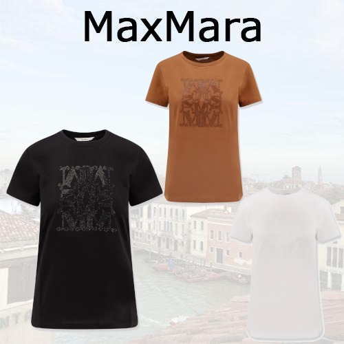 Max Mara マックスマーラ レディース ジョヴァネコットンTシャツ