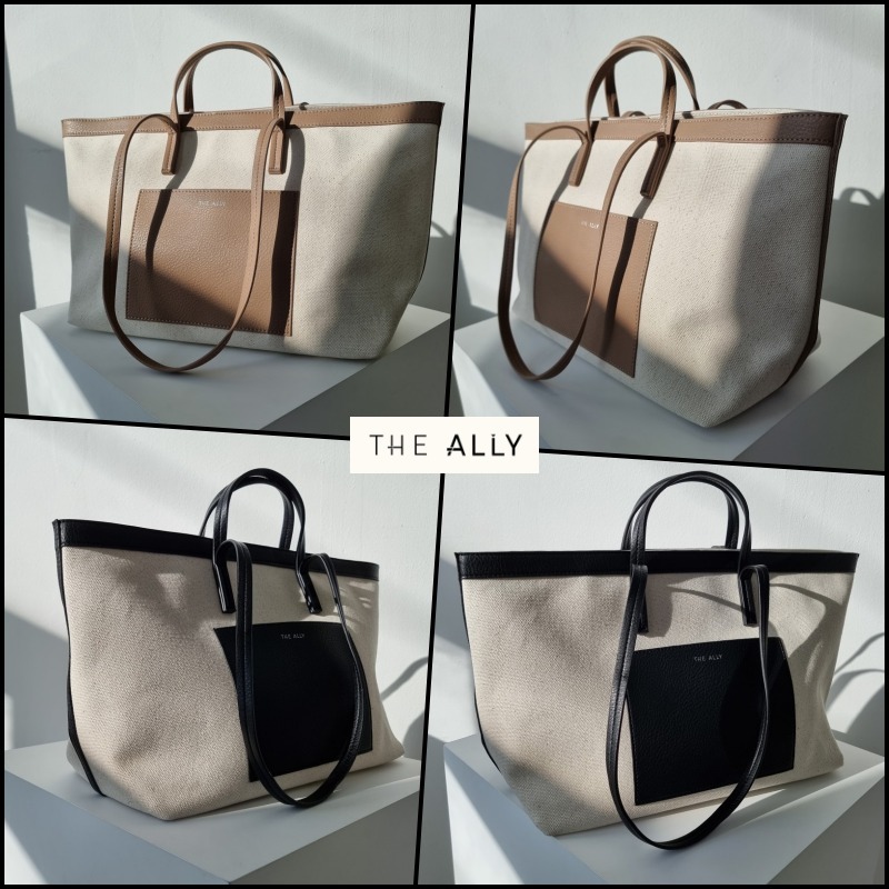 ★THE ALLY★ ブレア コンビキャンバス 2WAYショルダー