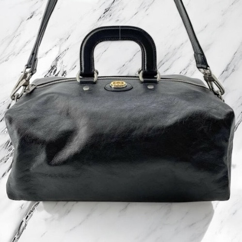 GUCCI ボストンバッグ インターロッキングG
