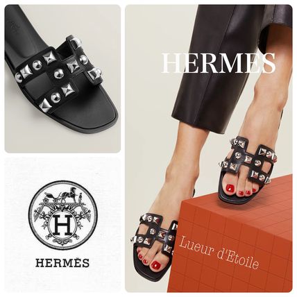 【上品☆】HERMES スタッズ Hカット Oran サンダル スタッズ HERMES Oran(エルメス オラン) - 海外通販のBUYMA