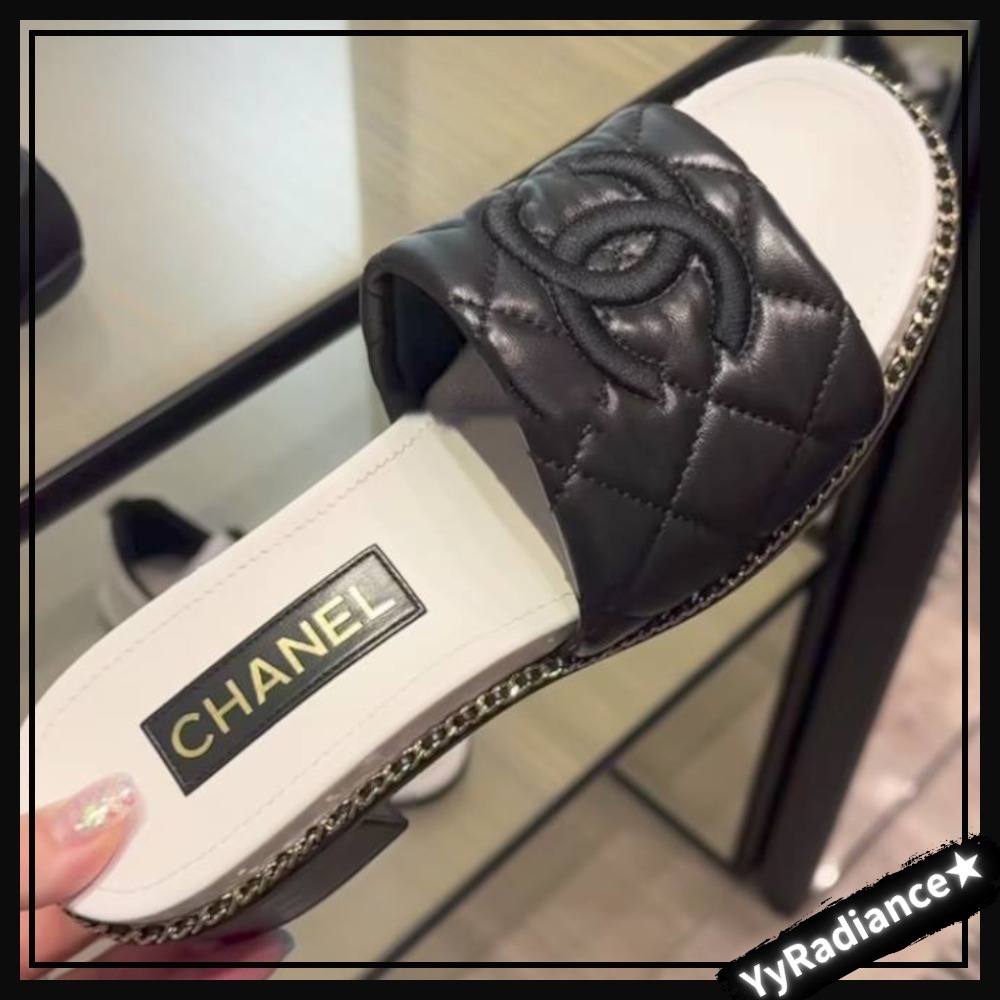【お洒落なバイカラー♡】CHANEL サンダル