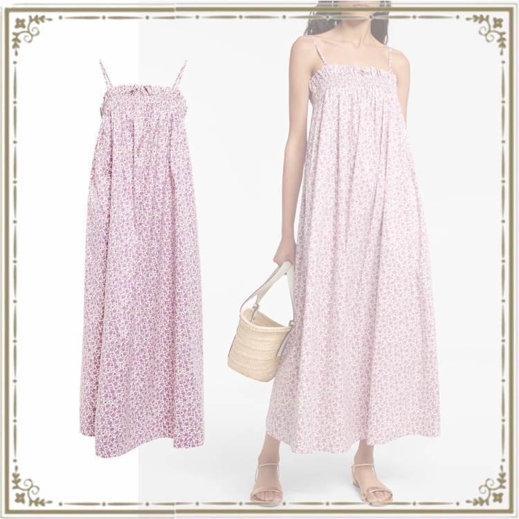 【送料 関税込】Tory Burch Floral printed midi dress