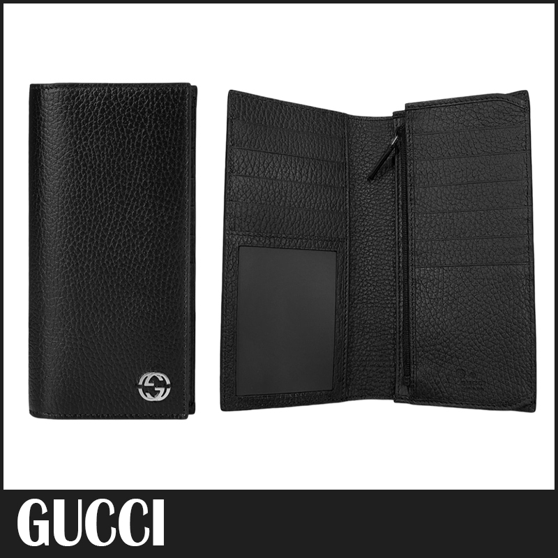 ☆送料関税込☆GUCCI インターロッキング 小銭入れ付き 長財布☆