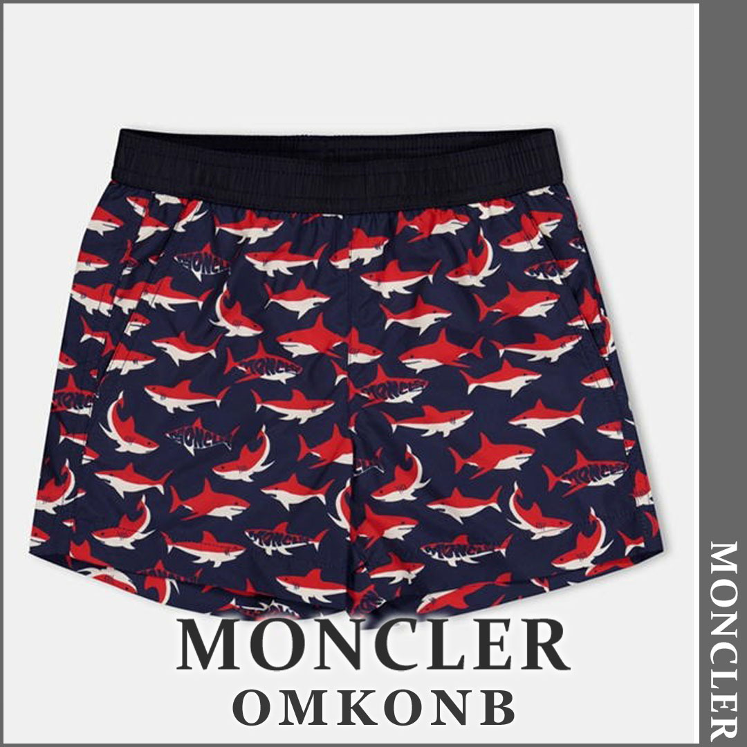 【国内発送・関税込】MONCLER シャークプリントスイムショーツ