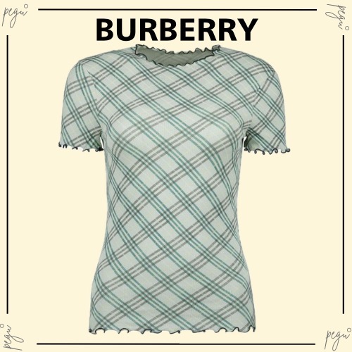 【BURBERRY】国内発送 チェック トップス Tシャツ バーバリー