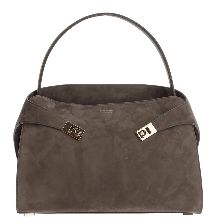 Hug Soft Leather Shoulder Bag - Ferragamo ブラウン