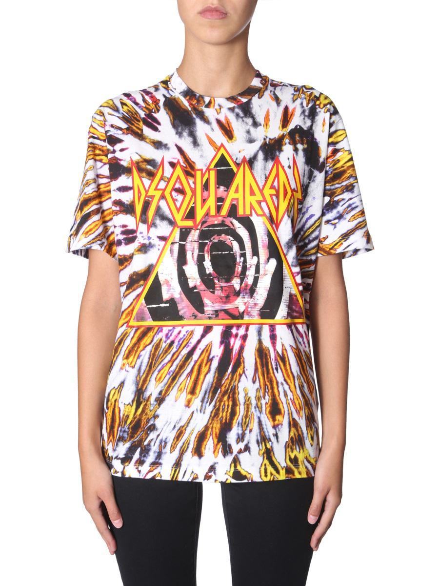 【関税＆送料込み】Dsquared2 Tie And Dye Print T-Shirt