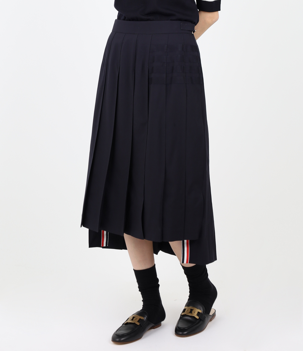 ★THOM BROWNE★プレーンウィービングウールプリーツスカート ☆THOM BROWNE☆プレーンウィービングウールプリーツスカート