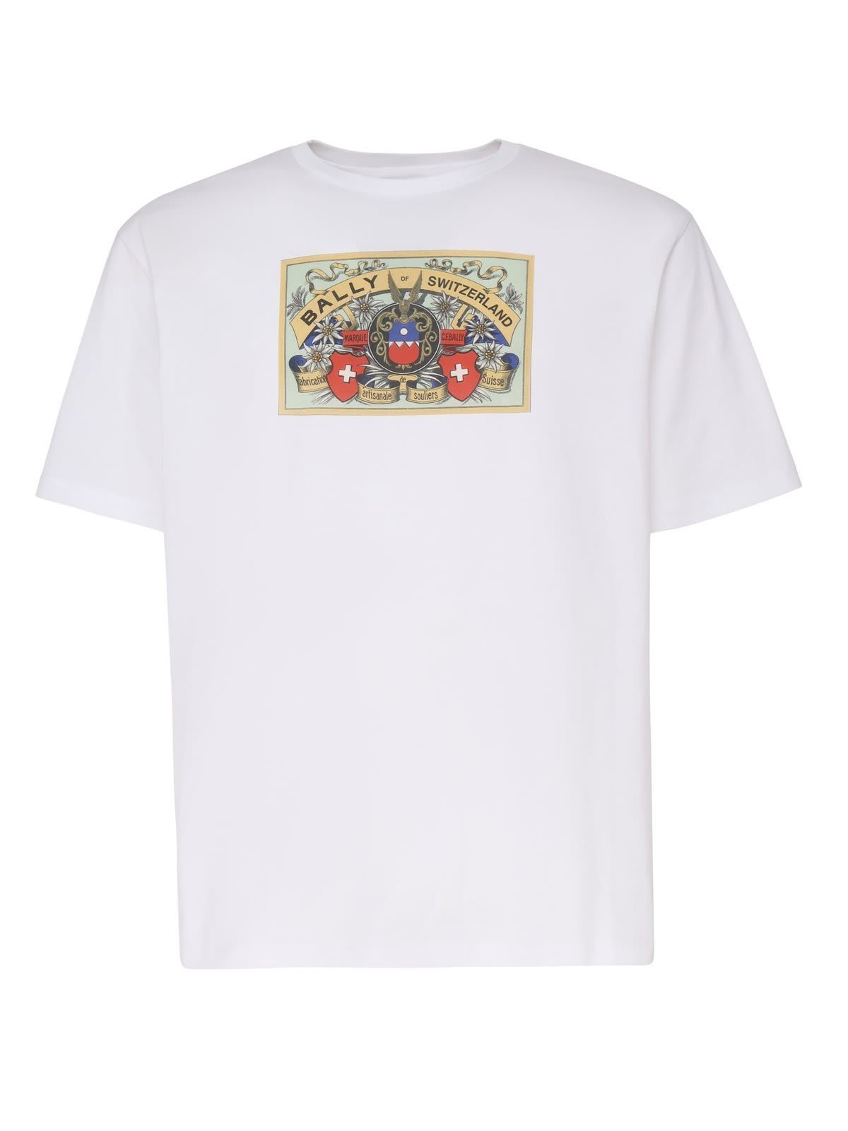 【送料&関税込】Bally Logo-printed Crewneck T-shirt