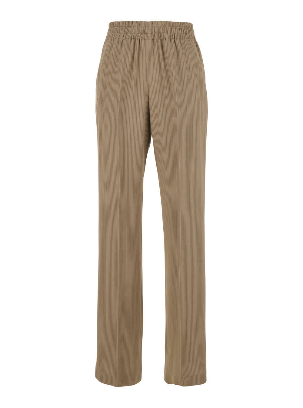 【送料&関税込】Golden Goose Beige Pinstriped Trousers
