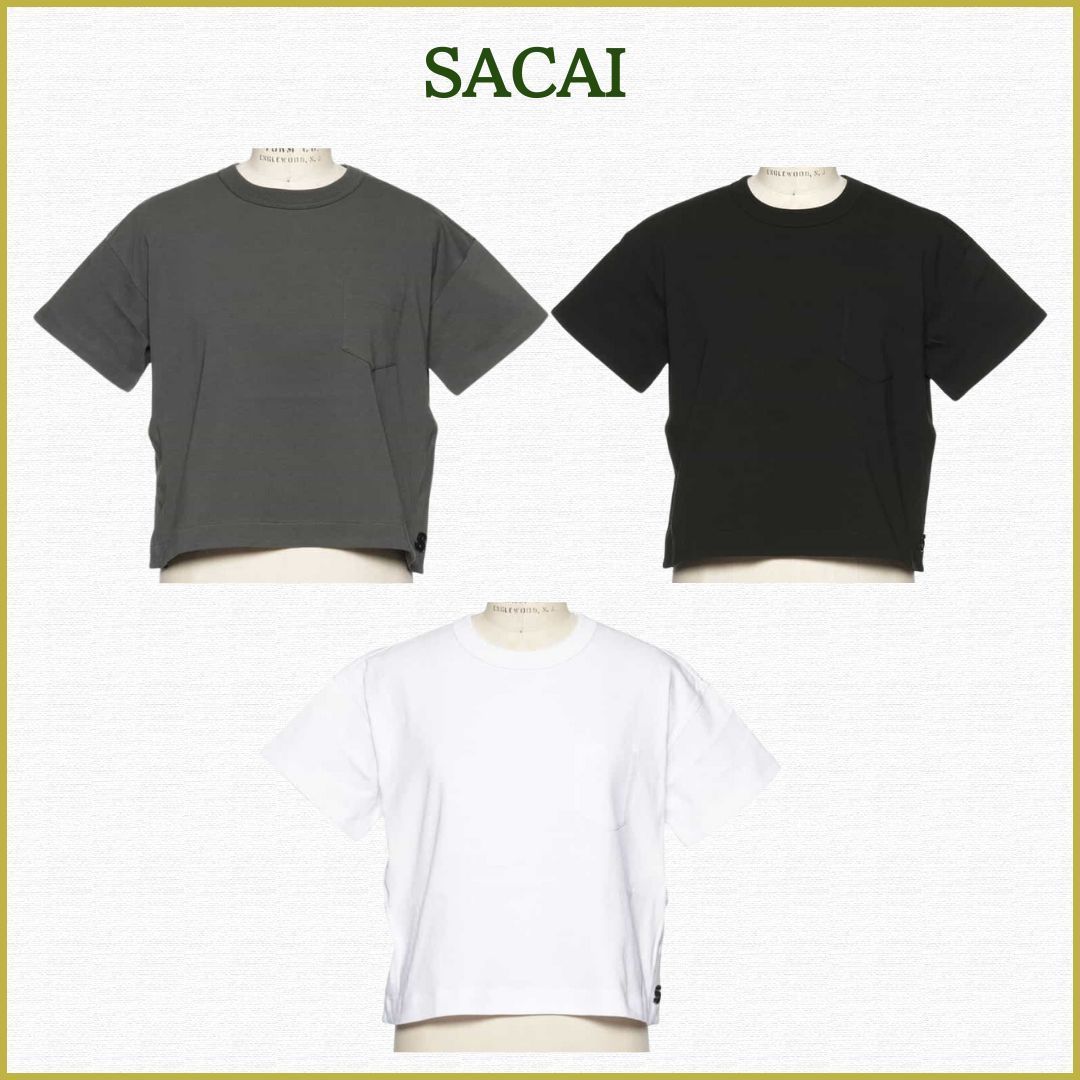 国内発送【sacai】サイドスナップ カットソー
