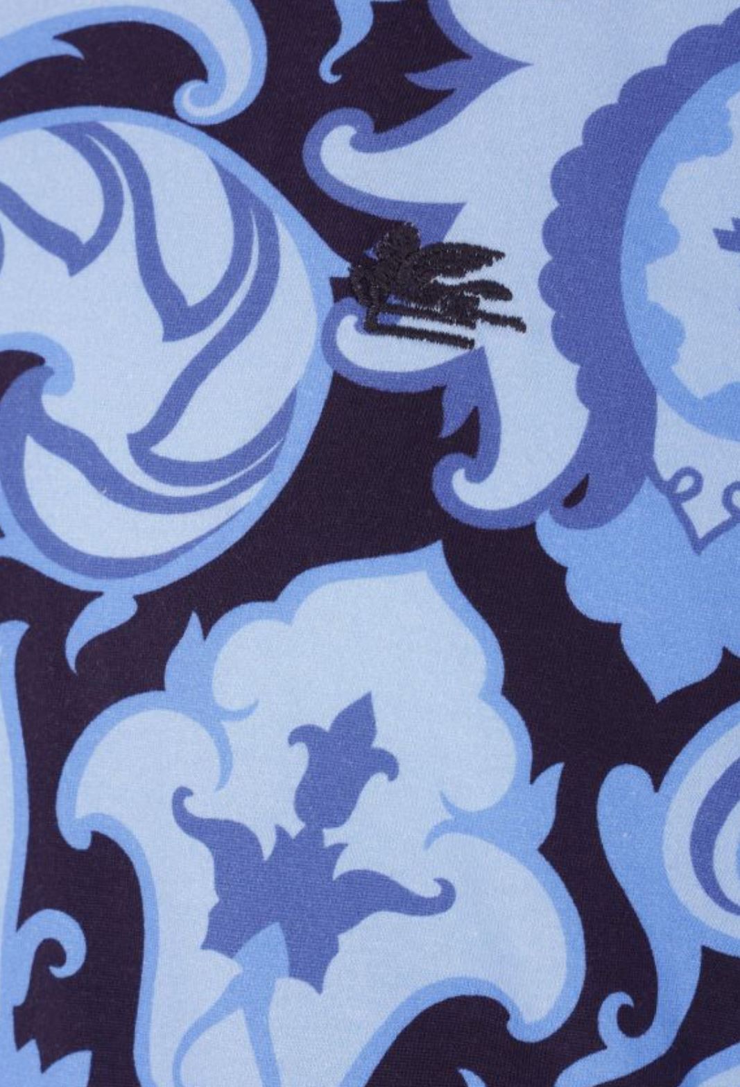 関税込み】ETRO エトロ Paisley print cotton t-shirt