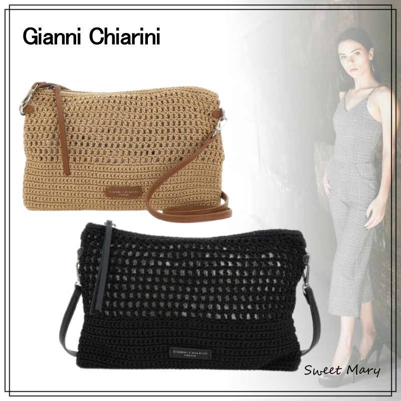 Gianni Chiarini☆VICTORIA ウーブン ショルダーバッグ♪送料込