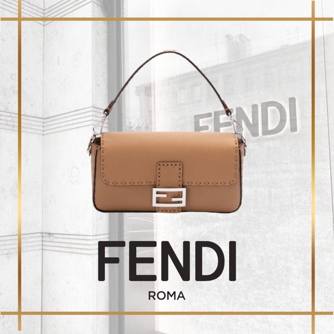 上品☆お洒落【FENDI】フェンディ バゲット セレリア バッグ