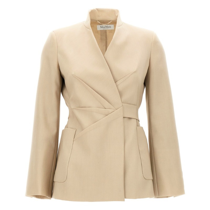 【Max Mara】Nereo ウール、モヘア、シルク ブレザー Max Mara マックスマーラ NEREO ウール シルク ブレザー 関税込