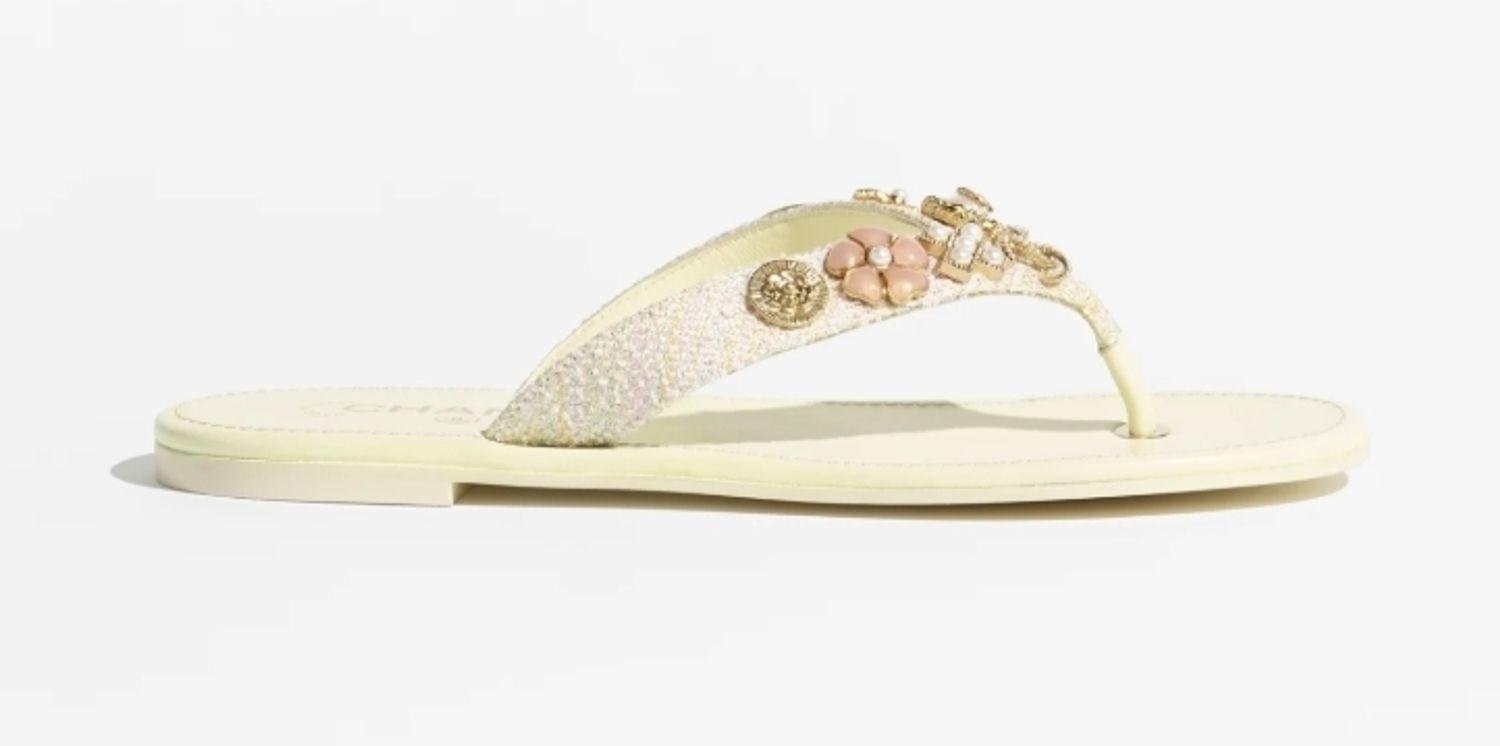 【煌めくビジューで魅了する】CHANEL サンダル ビジューが煌めく☆】CHANEL サンダル