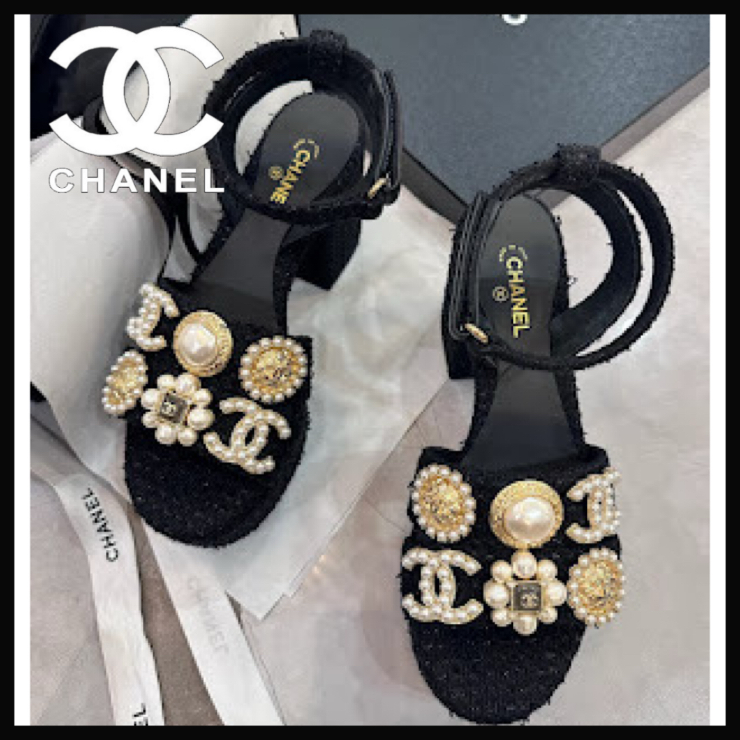 【かわいいが溢れる♡】CHANEL サンダル