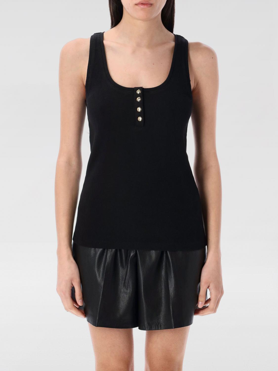 Tシャツ・カットソー ANINE BING Woman T-Shirt Black A0810316 BLK26