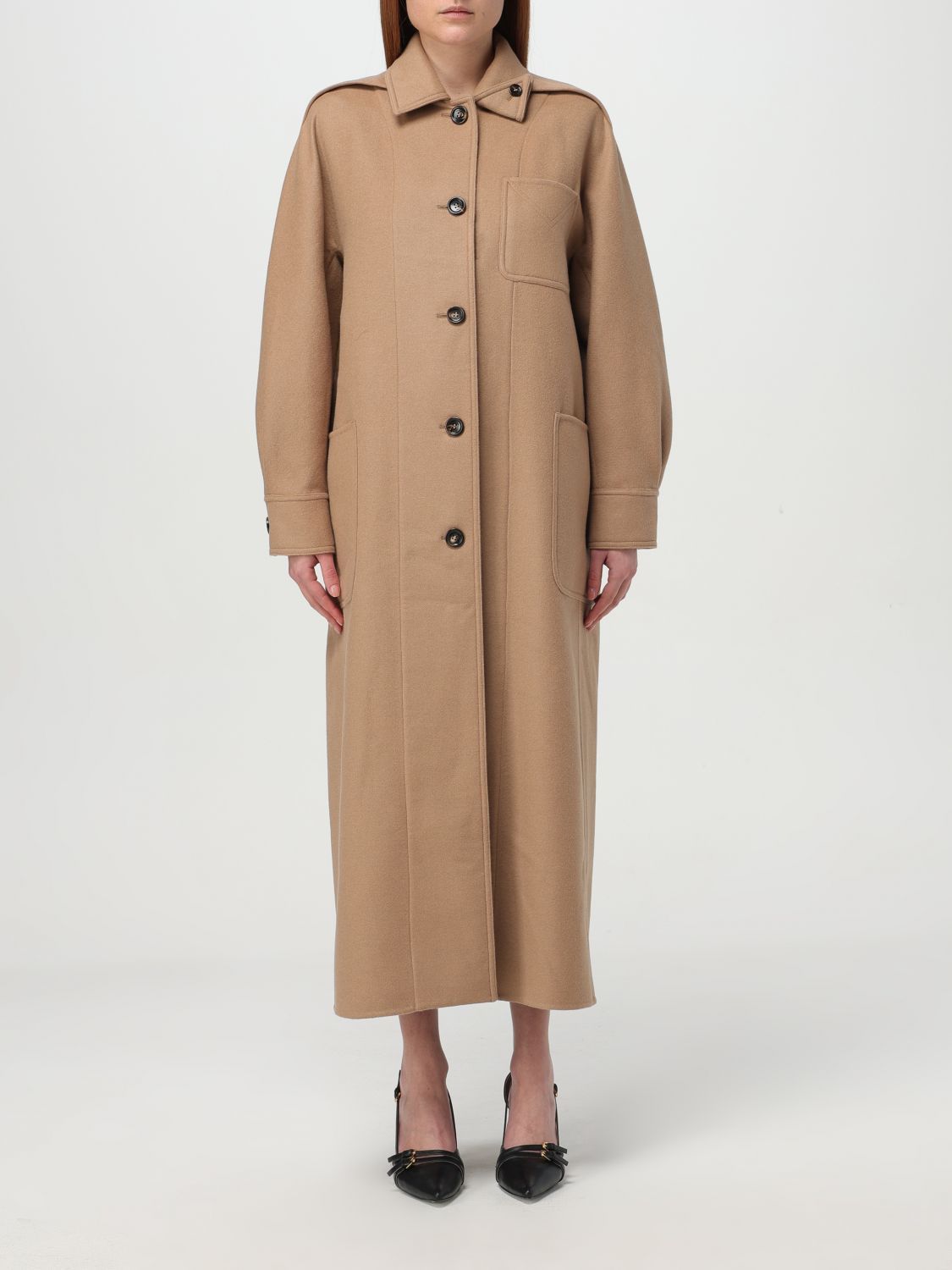 コート MAX MARA Woman Coat Brown 2511011133600 007