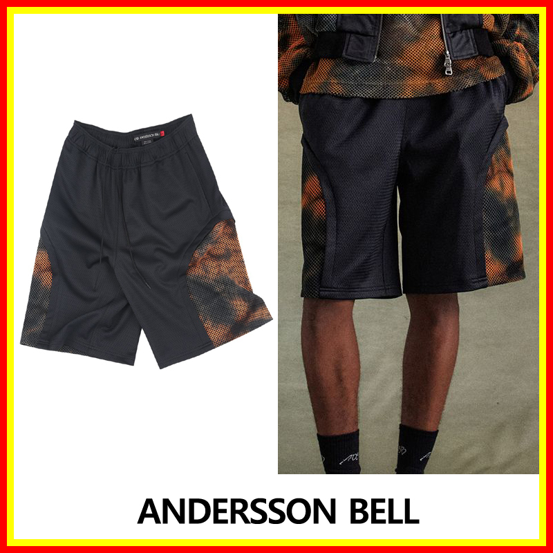 [ANDERSSON BELL] DOUBLE PANELED MESH SHORTS /追跡付