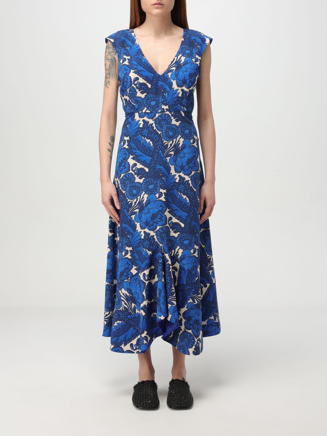 ワンピース ETRO Woman Dress Blue WRHA036899SASN5 X0880