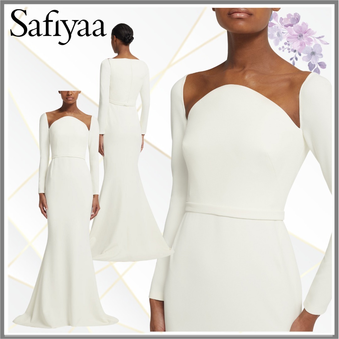 【Safiyaa】ハイジ ロングドレス アイボリー
