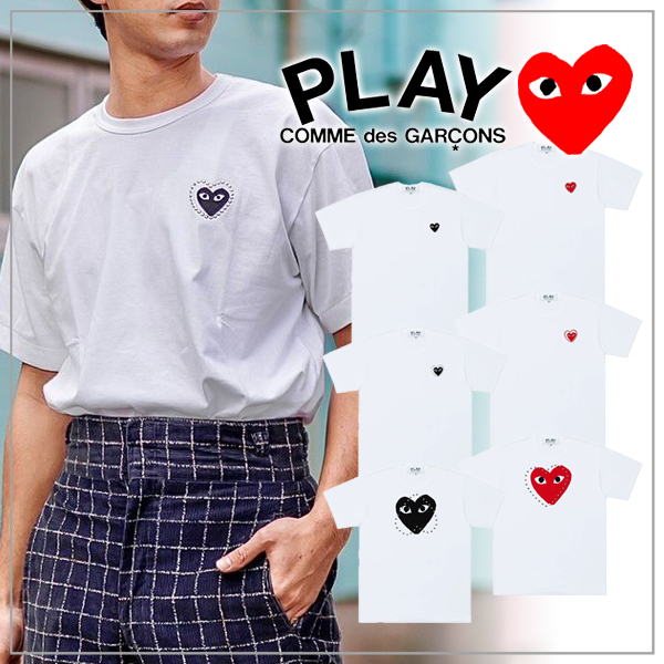【送料無料】COMME des GARCONS ラインストーン ロゴ Tシャツ