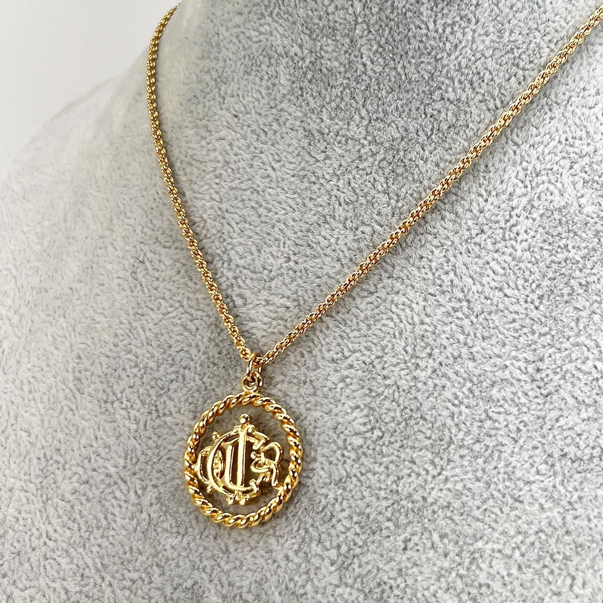 Dior ディオール 276166 ディオールa 旧ロゴ ネックレス 8957
