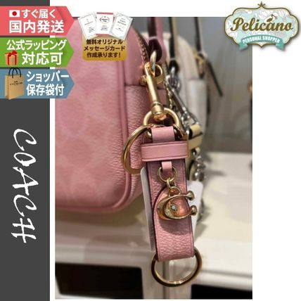 ◆国内発送◆【COACH】シグネチャー バッグ チャーム Coach SIGNATURE(コーチ シグネチャー) バッグチャーム