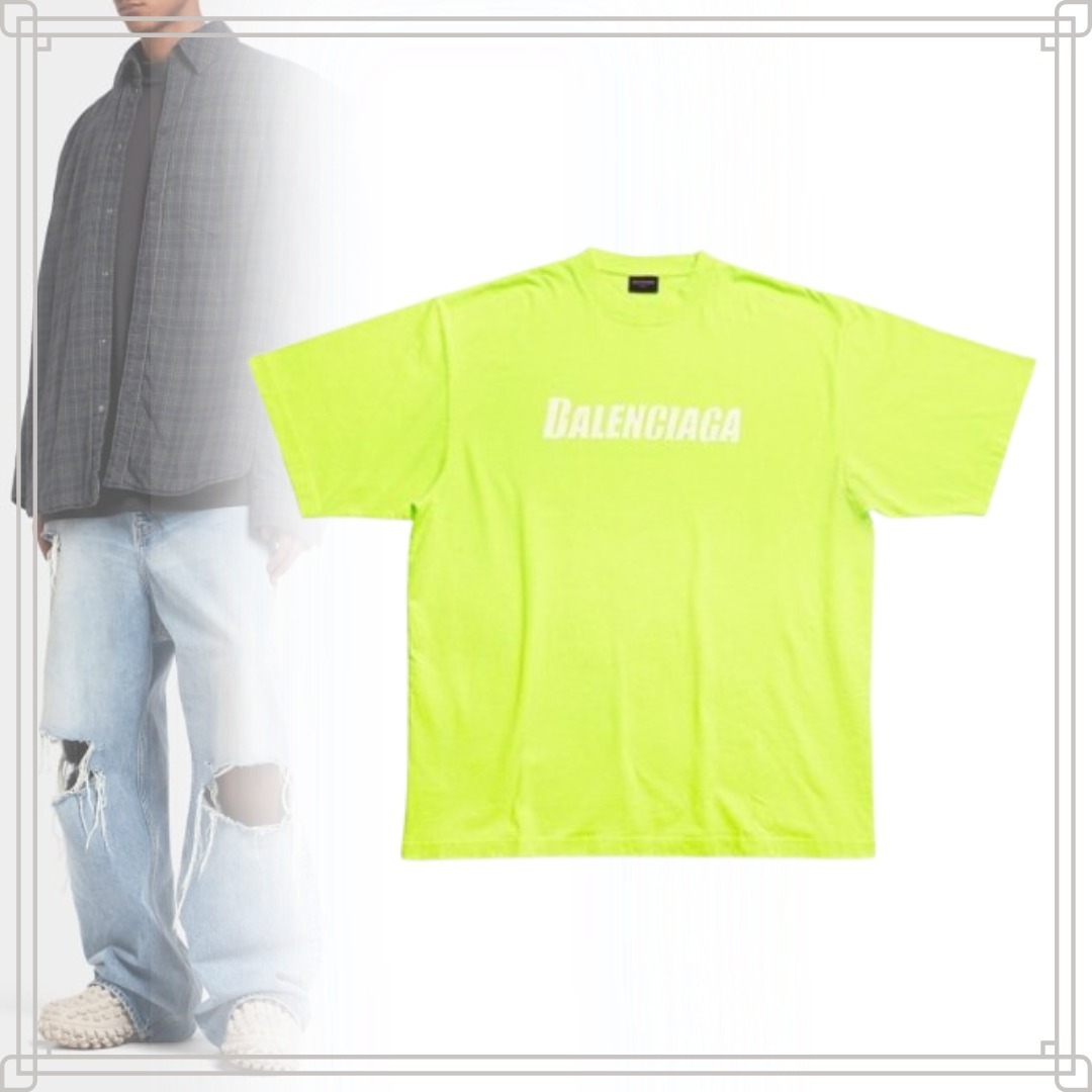◆SALE◆直営店◆【BALENCIAGA】CAPS ボクシーフィット Tシャツ