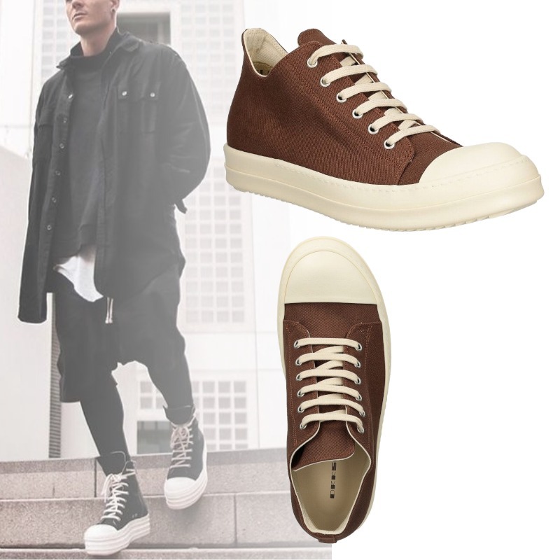 大人気! RICK OWENS ロー スニークス スニーカー 合わせやすい