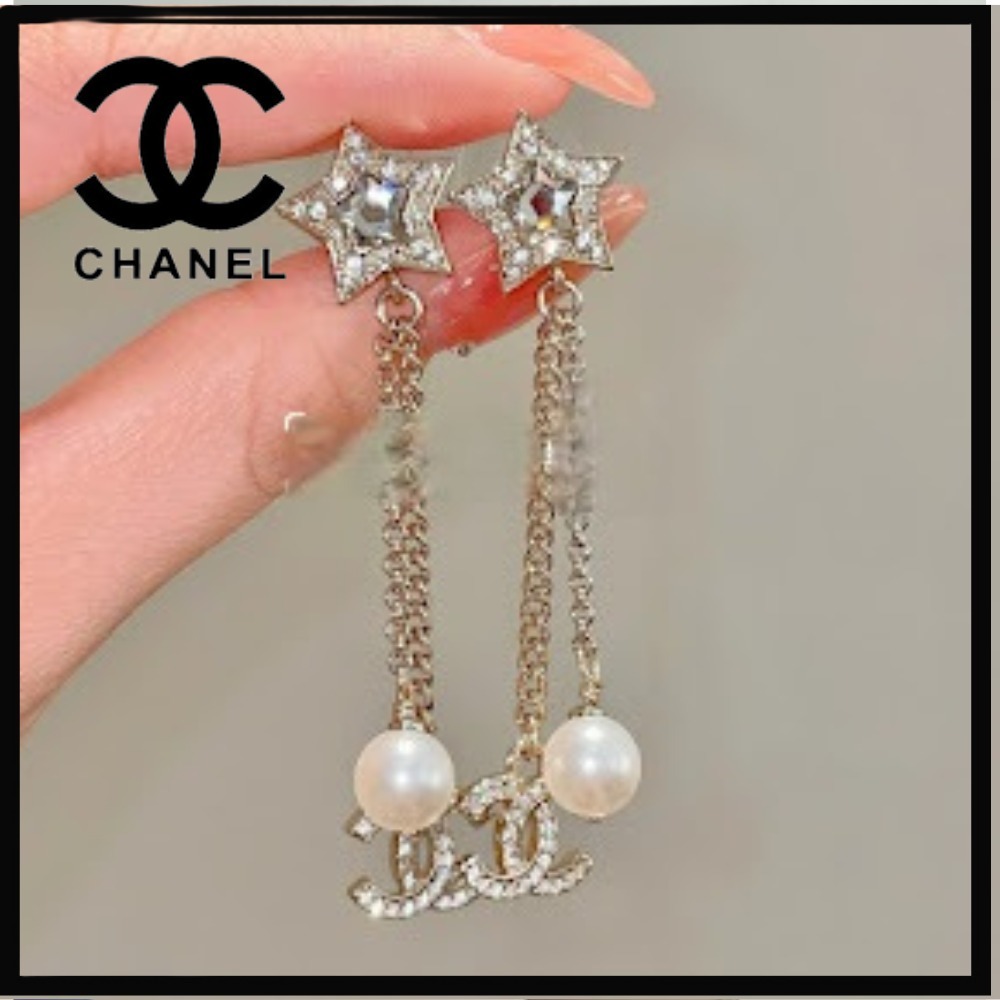 【スター×パール★】CHANEL ピアス
