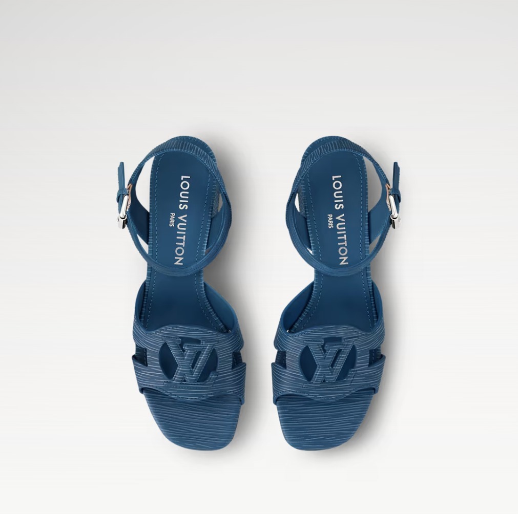 海外限定色♪ LouisVuitton イソラ サンダル エピレザー 5.5cm