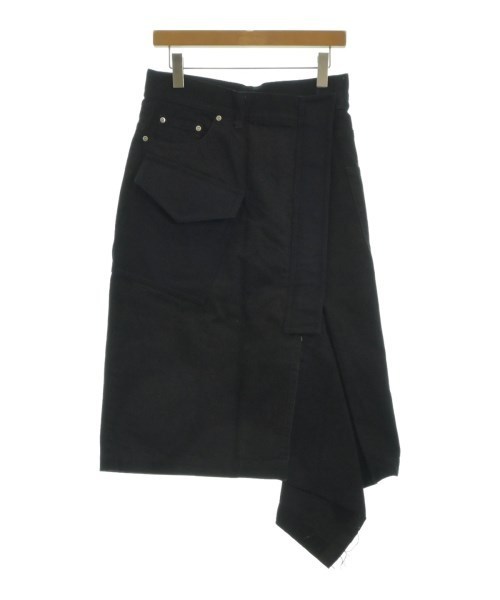 sacai サカイ ロング・マキシ丈スカート 黒 0357925F0095