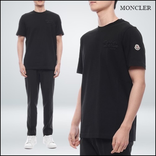 MONCLER モンクレール 刺繍ロゴ コットン Tシャツ T-SHIRT
