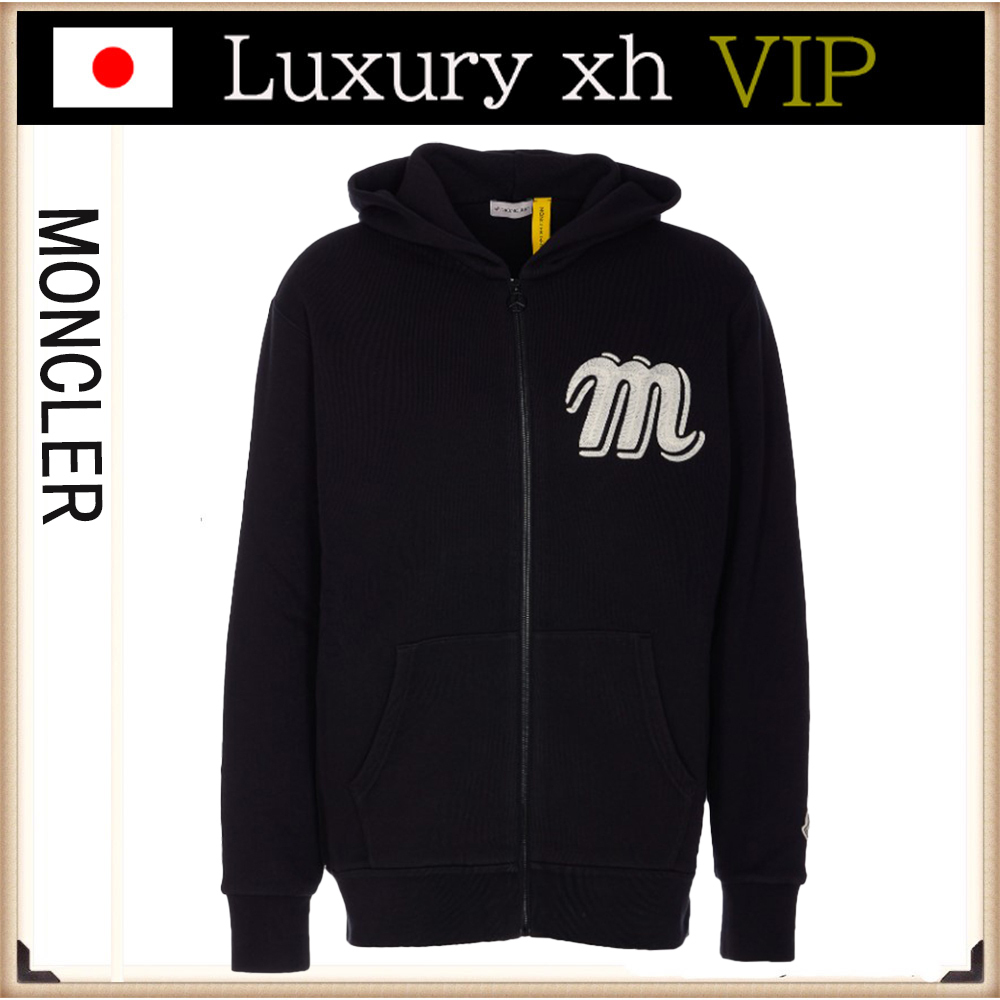★25SS MONCLER X MERCEDES-BENZ BY NIGO ロゴ ジップ パーカー