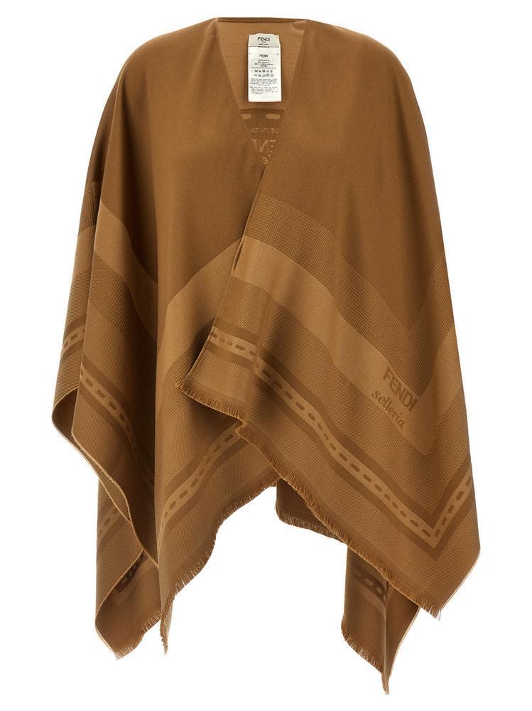 FENDI フェンディ カシミア ポンチョ