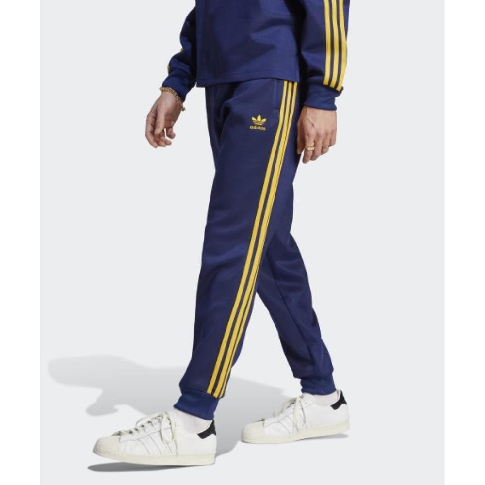 ★★Adairs★★ Classic SST Track Pants Navy Yellow IJ6998