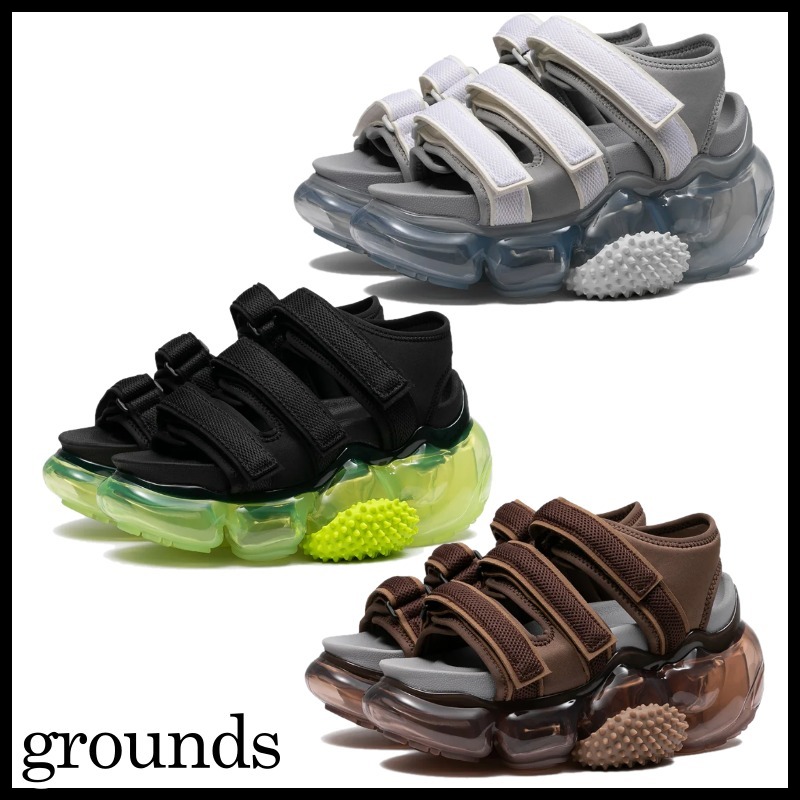 ◆grounds グラウンズ◆ムーピー キャタピラー 厚底 サンダル