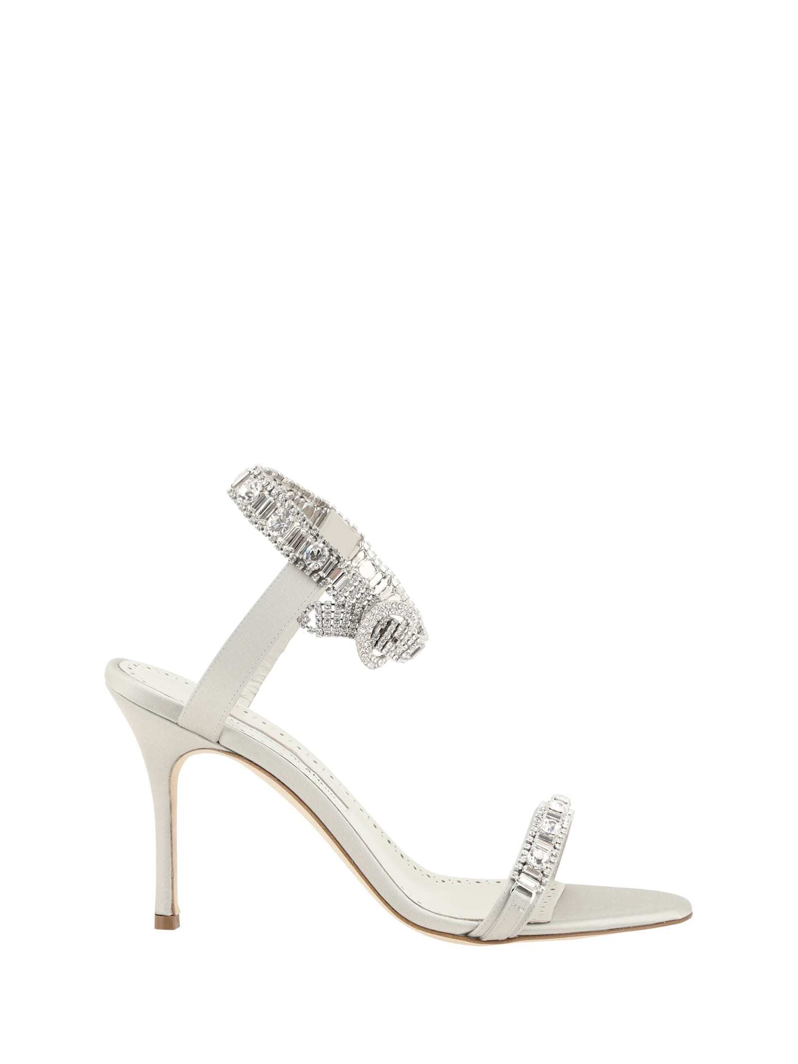 【送料&関税込】Manolo Blahnik Asasan Satin Sandals
