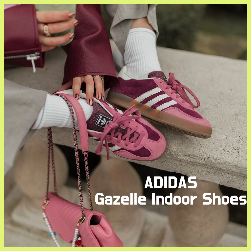 【ADIDAS】Gazelle Indoor Maroon Cloud White ●送料・関税込●