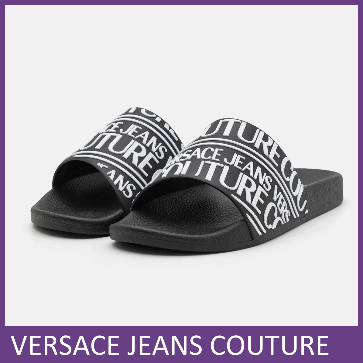 VERSACE JEANS COUTURE☆Pool slides サンダル【UK発】